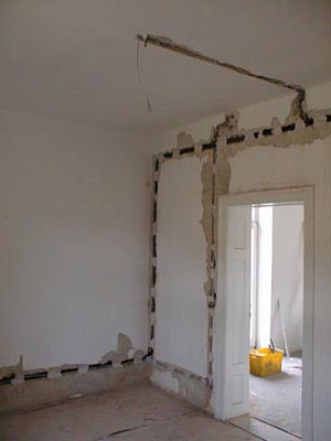 Dokumentation Kabelwege innen