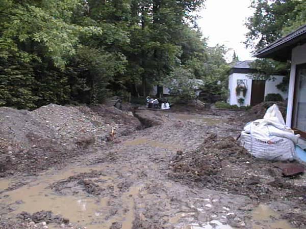 Außenanlage – Installationsarbeiten